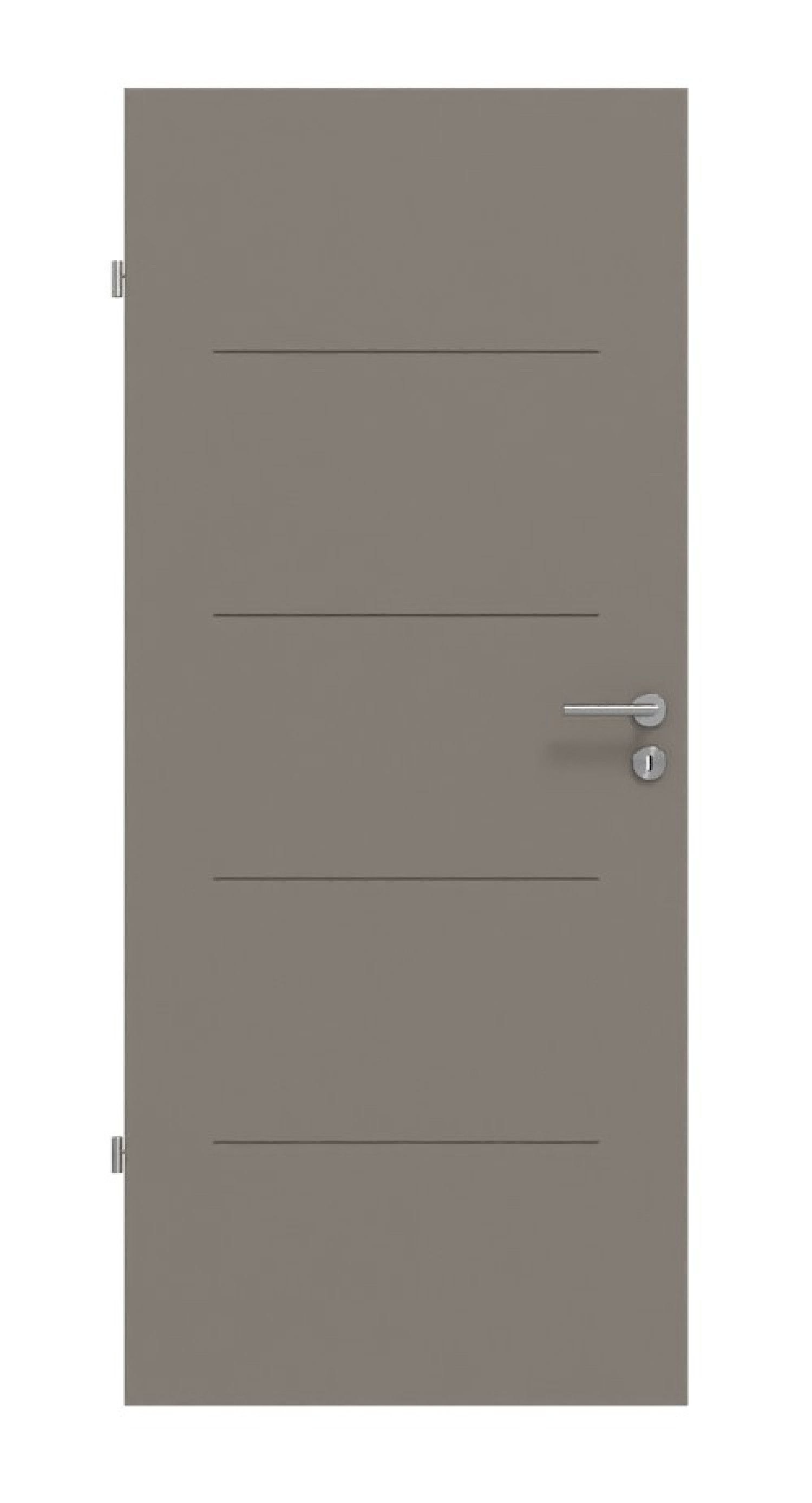 HÖRMANN Innentür Groove 14 Taupe RAL 7048 Lack DesignLine