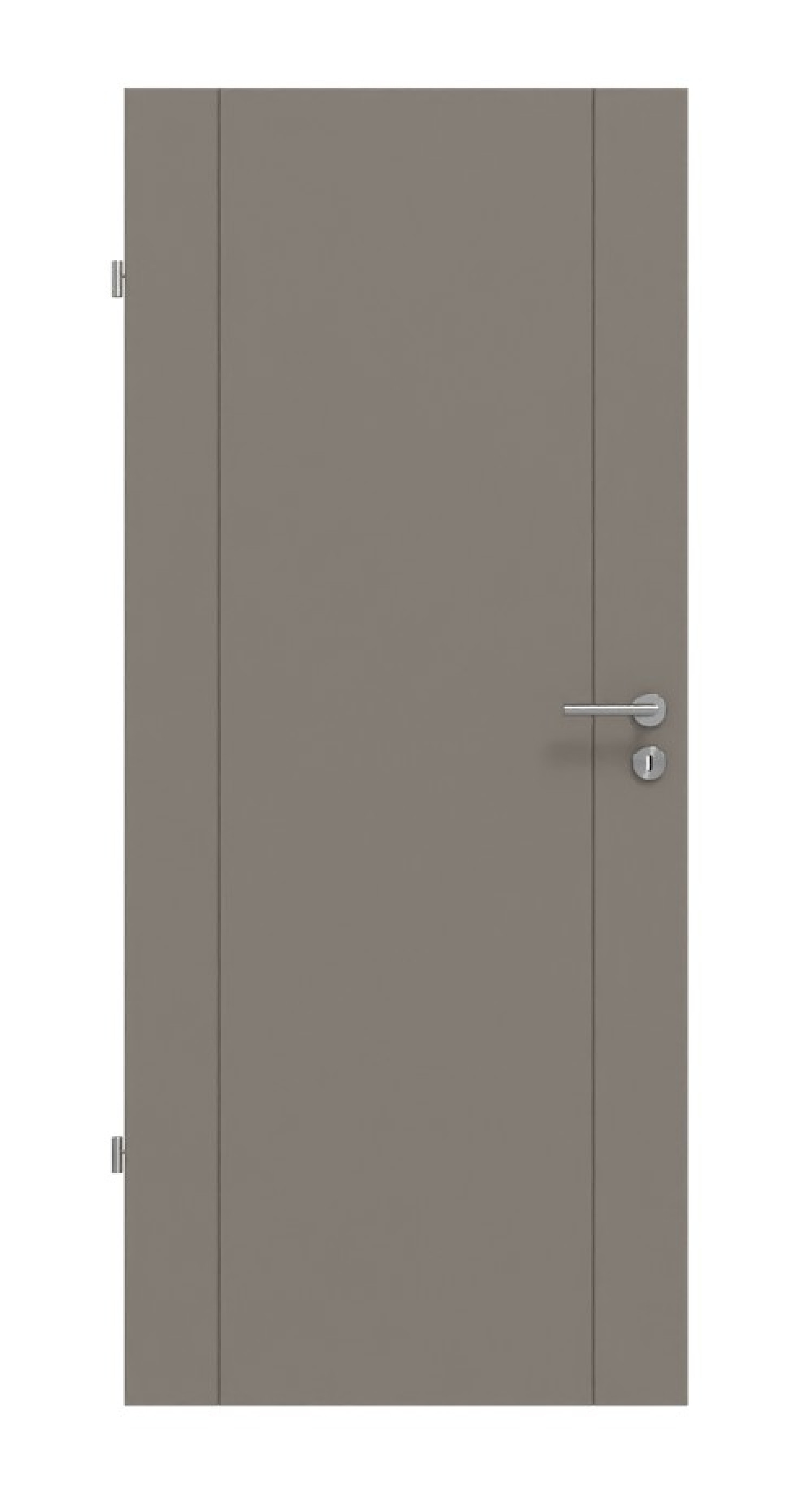 HÖRMANN Innentür Groove 16 Taupe RAL 7048 Lack DesignLine