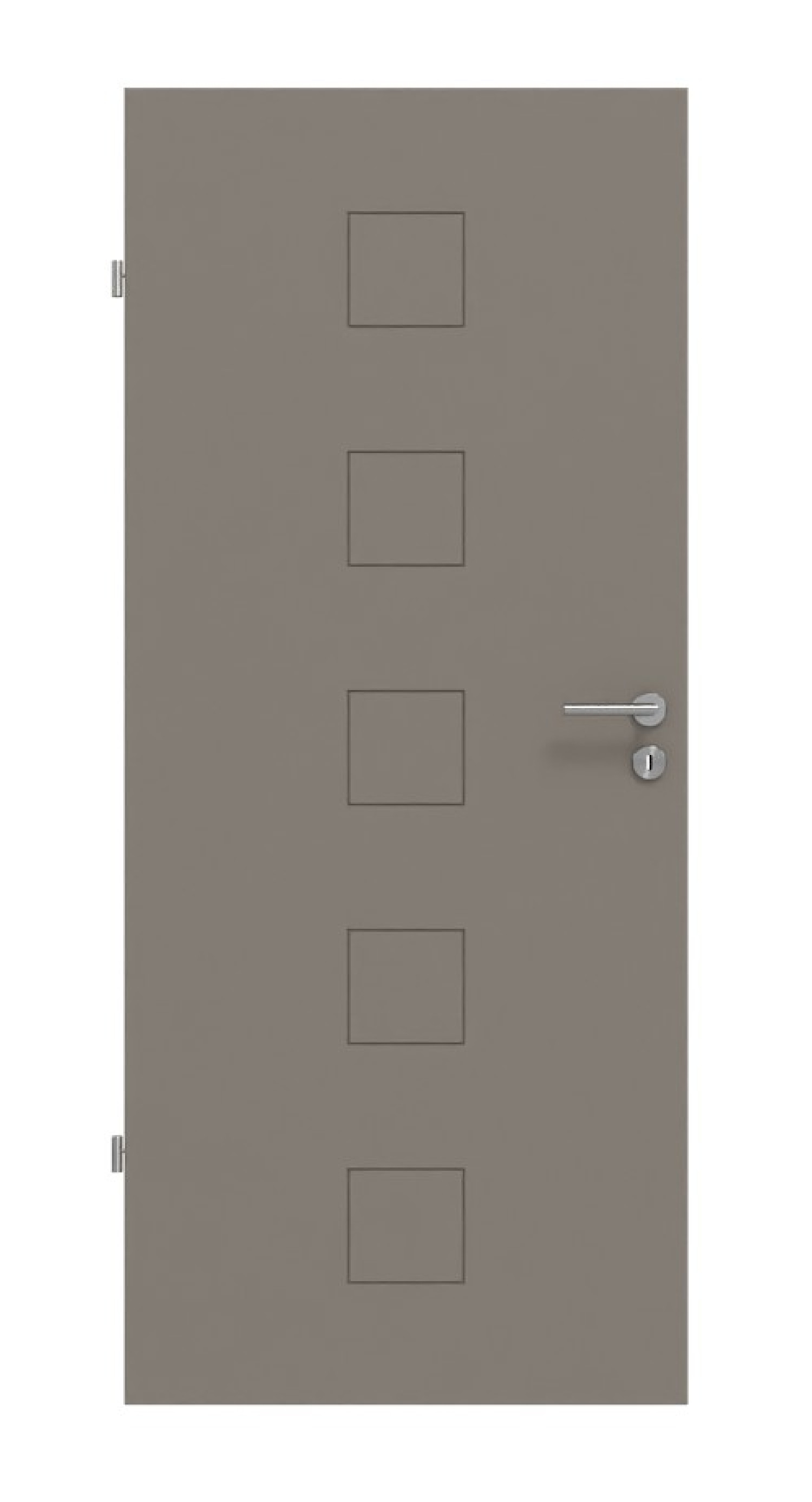 HÖRMANN Innentür Groove 19 Taupe RAL 7048 Lack DesignLine