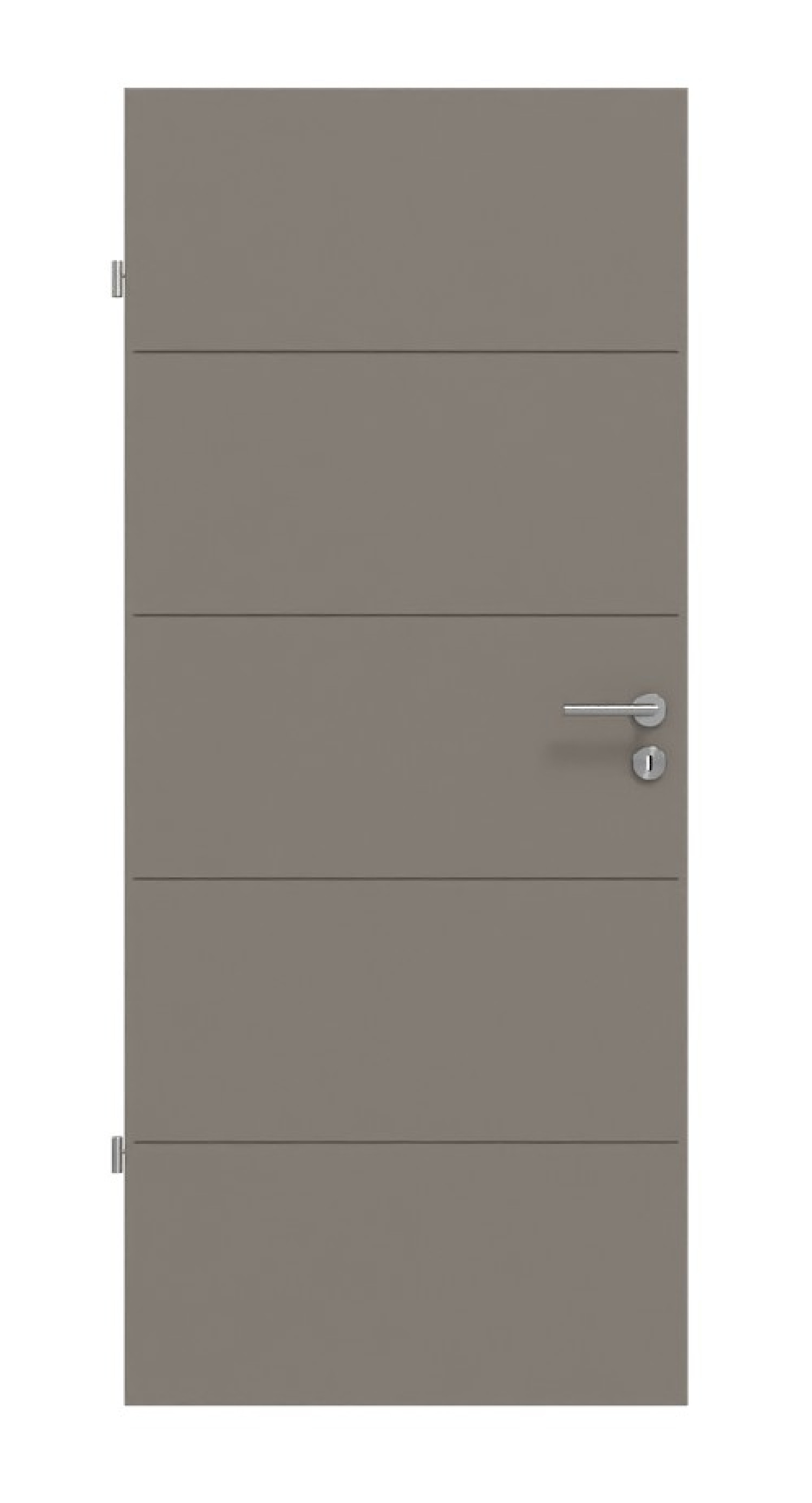 HÖRMANN Innentür Groove 27 Taupe RAL 7048 Lack DesignLine