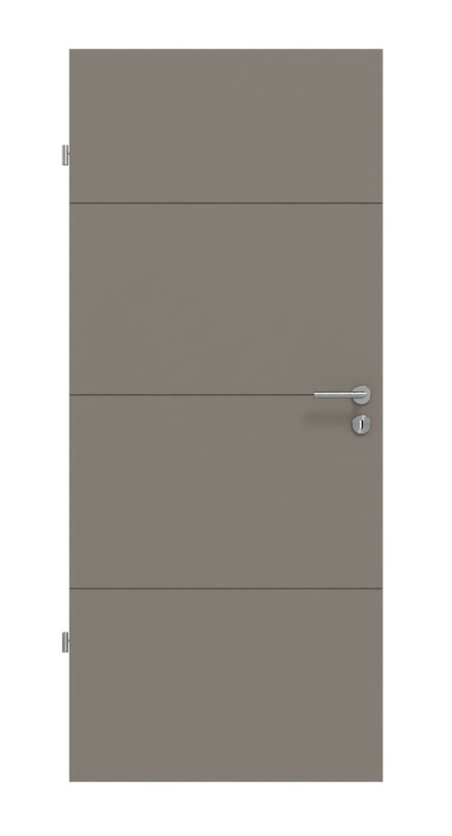 HÖRMANN Innentür Groove 34 Taupe RAL 7048 Lack DesignLine