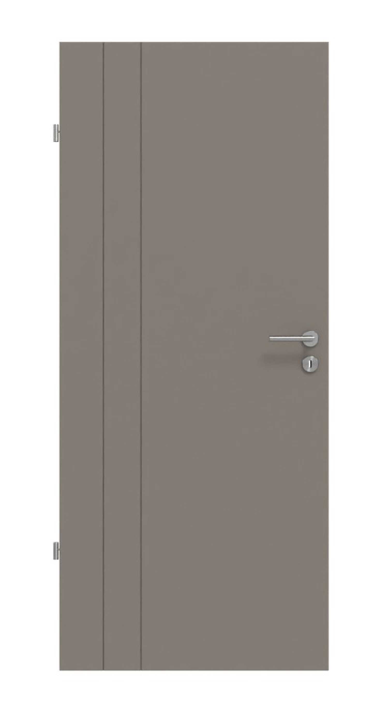 HÖRMANN Innentür Groove 39 Taupe RAL 7048 Lack DesignLine