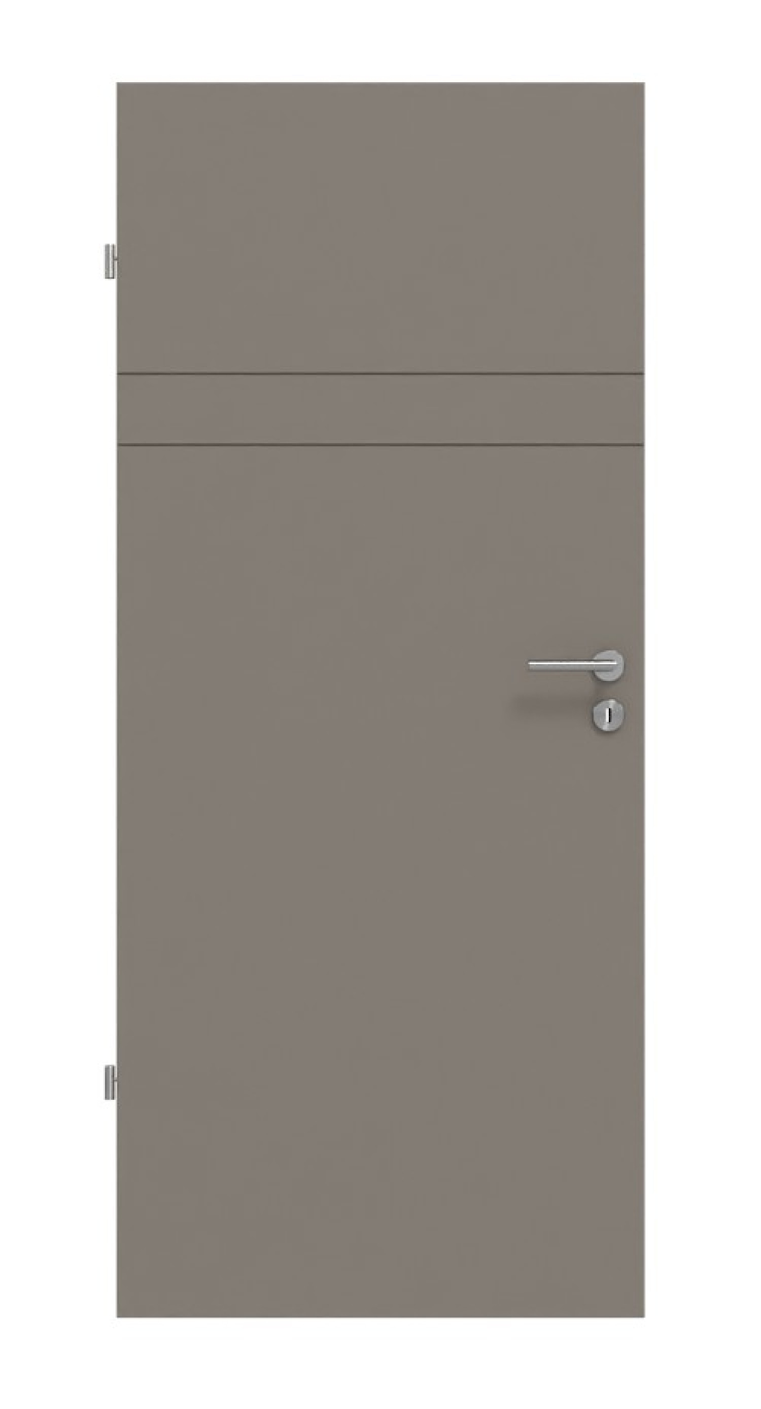 HÖRMANN Innentür Groove 78 Taupe RAL 7048 Lack DesignLine