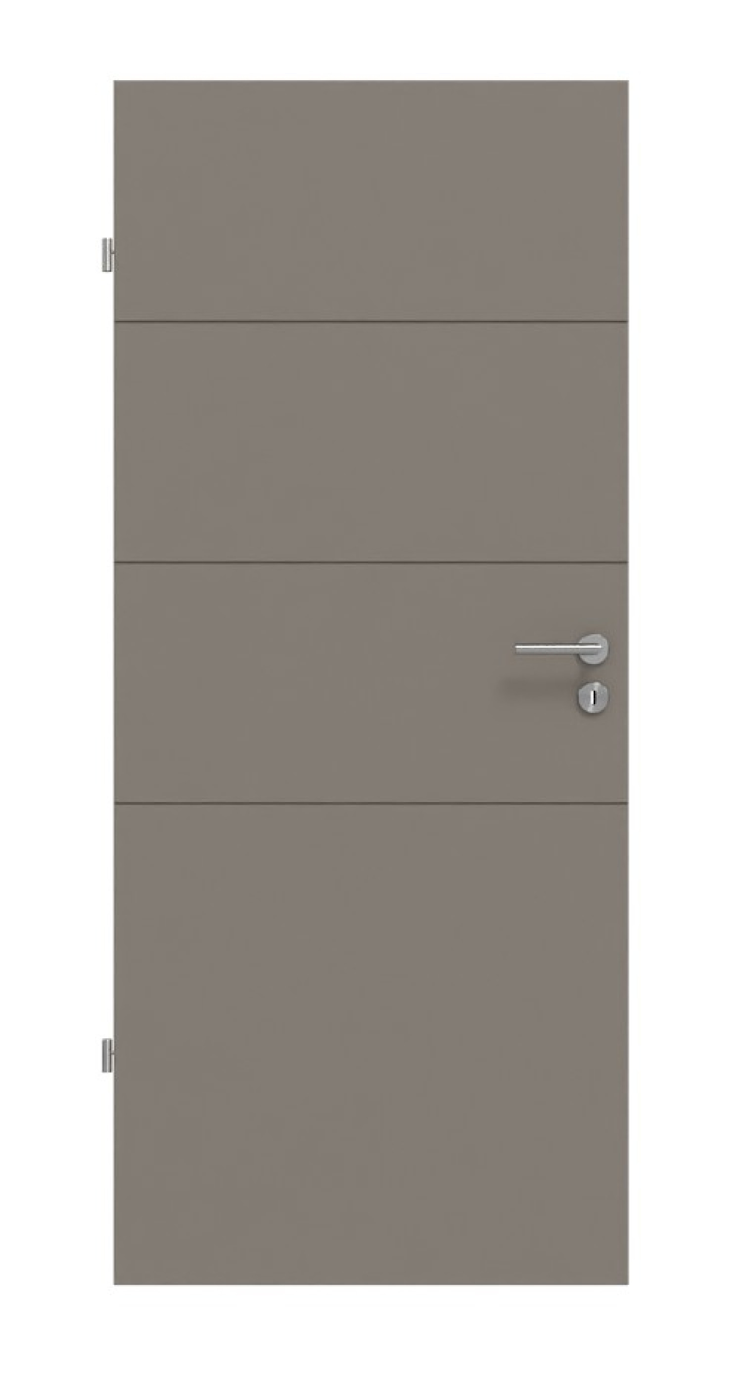 HÖRMANN Innentür Groove 93 Taupe RAL 7048 Lack DesignLine