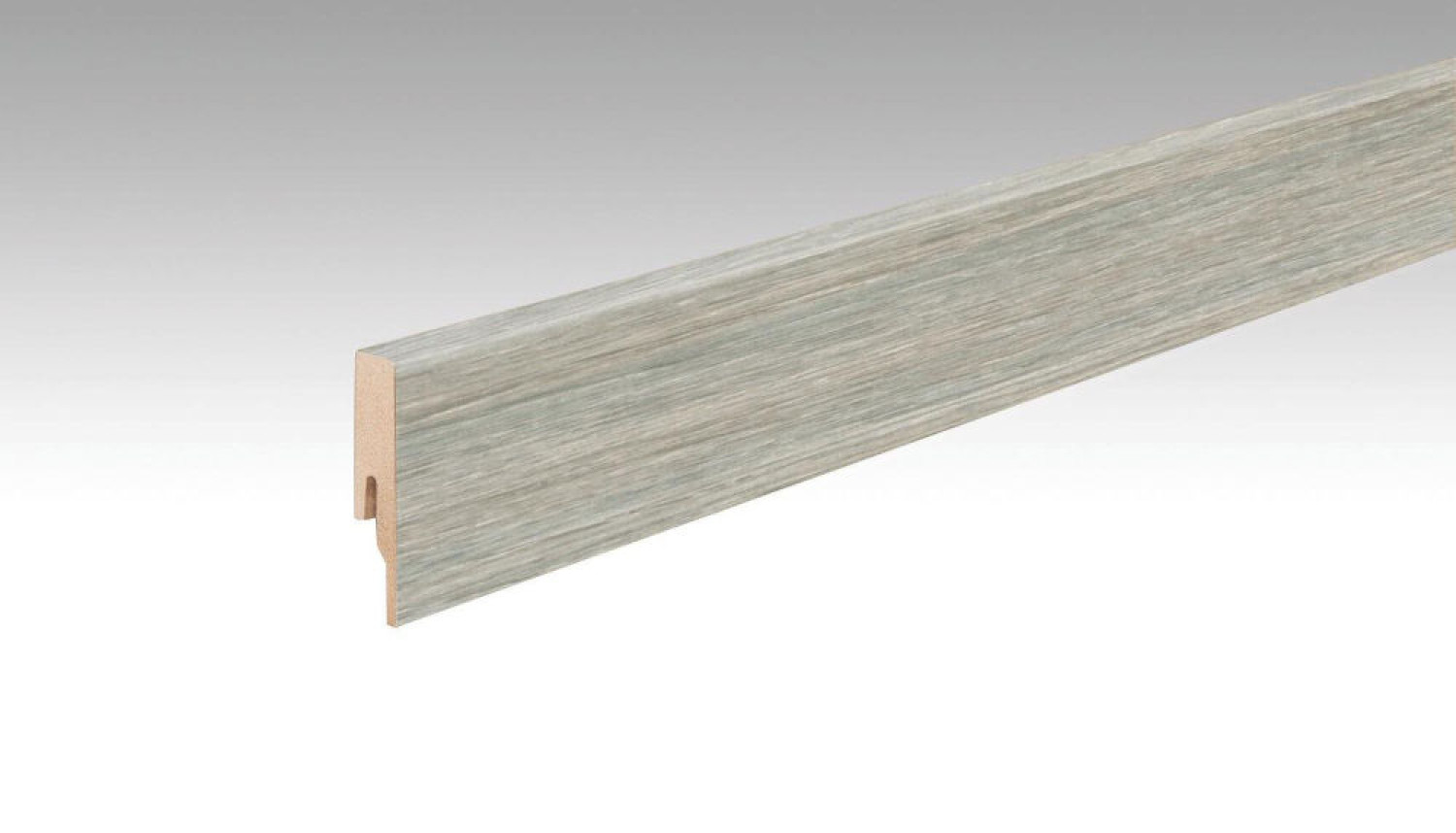 Fjordeiche greige 6837 Fußleiste Profil 20 PK (2380 x 16 x 60 mm) - Meister