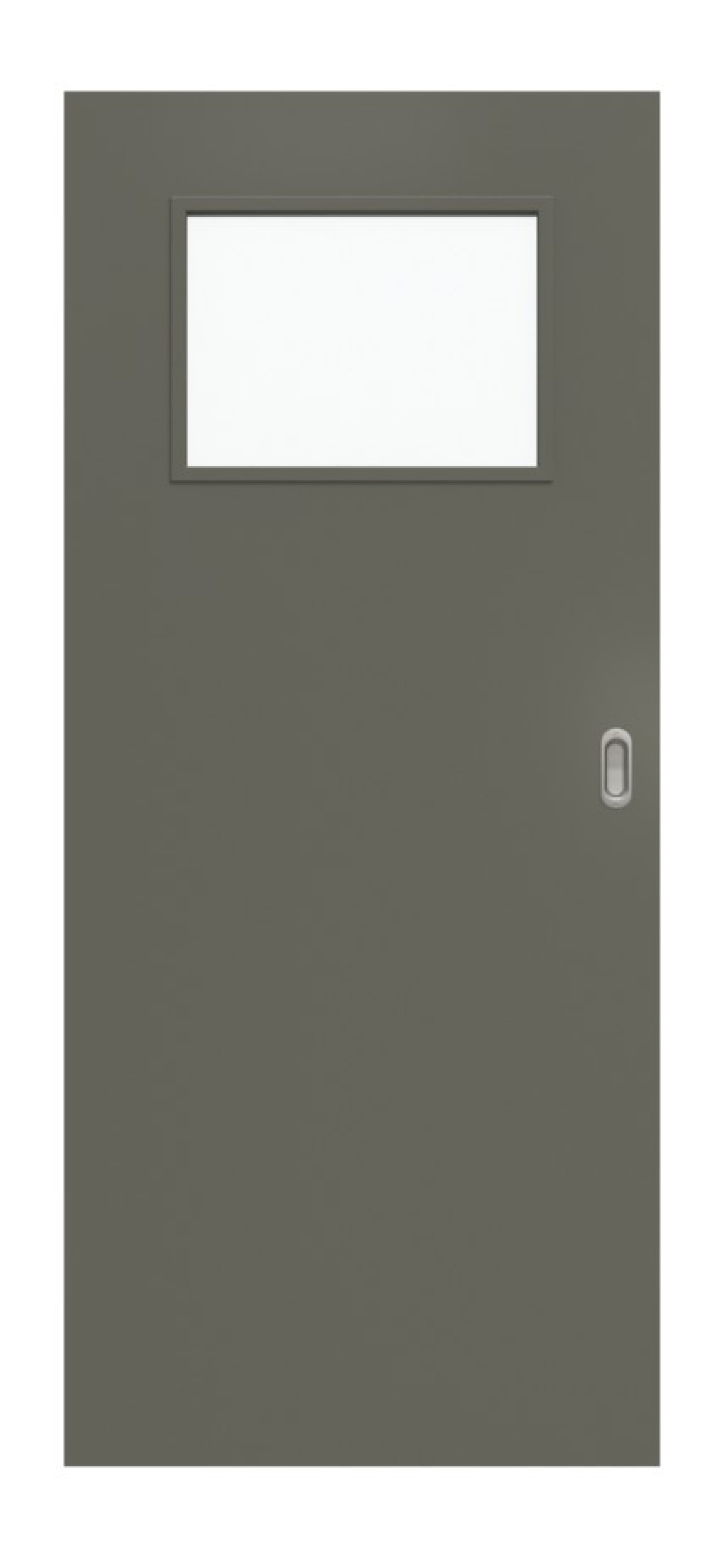 Bild von Schiebetür Carbongrau RAL 7043 CPL GA-06