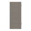 HÖRMANN Wohnungseingangstür Groove 22 Taupe RAL 7048 Lack DesignLine