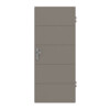 HÖRMANN Wohnungseingangstür Groove 27 Taupe RAL 7048 Lack DesignLine