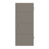 HÖRMANN Wohnungseingangstür Groove 34 Taupe RAL 7048 Lack DesignLine