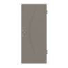 HÖRMANN Wohnungseingangstür Groove 49 Taupe RAL 7048 Lack DesignLine