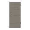 HÖRMANN Wohnungseingangstür Groove 50 Taupe RAL 7048 Lack DesignLine