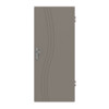 HÖRMANN Wohnungseingangstür Groove 53 Taupe RAL 7048 Lack DesignLine