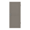 HÖRMANN Wohnungseingangstür Groove 88 Taupe RAL 7048 Lack DesignLine