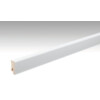 MEISTER Neutrale, weiße Sockelleiste Profil 14 MK (2380 x 16 x 38 mm) (streichfähig)