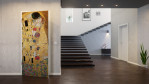 Milieubild 3 von Gustav Klimt Reproduktion Der Kuss