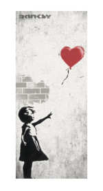 Red Balloon - Banksy Style 1